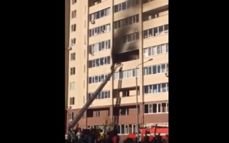 В Пензе произошел серьезный пожар в новостройке на Антонова 