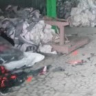 В Кузнецком районе 6 человек тушили загоревшийся барак 