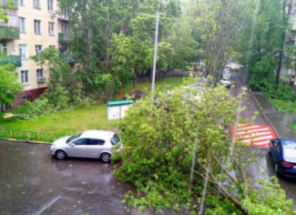 В столице России бушует неведомой силы ураган. Есть погибшие 