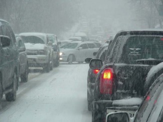 На Пензу надвигается снегопад. ГИБДД предупреждает, что на дорогах будет скользко