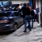 В Пензе иномарка врезалась в торговый центр «Элком», сбив по дороге мужчину – очевидец