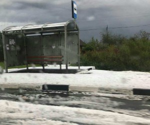 На 23-й день лета в Поволжье выпал снег