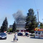 Свидетели сообщили о пожаре рядом с одним из крупных предприятий в Каменке 