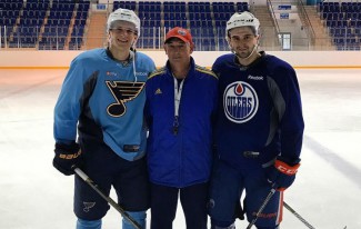 Два хоккеиста НХЛ готовятся к сезону в Нижнем Ломове