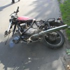 В Пензенской области на полной скорости перевернулся мотоцикл 