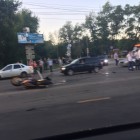В страшной аварии на Проспекте Победы погиб мотоциклист