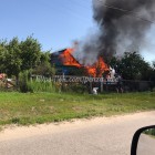 Пензенцы делятся фотографиями с места серьезного пожара в Пензе