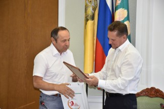Председатель РОО «ТИКА Пензенской области» Акжигитов поблагодарил Кувайцева за Сабантуй 