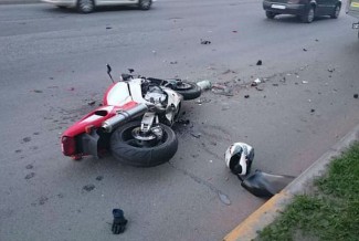 В Пензе водитель «ВАЗа» сшиб мотоциклиста