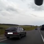 В Пензенской области водитель на бешеной скорости совершил экстремальный маневр на трассе 