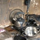 В Никольском районе пожар обратил в пепел часть кирпичного дома 