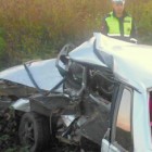 В Нижнеломовском районе произошла жесткая авария с участием двух отечественных авто