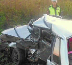 В жуткой аварии на трассе в Пензенской области погибла молодая женщина и пострадал подросток