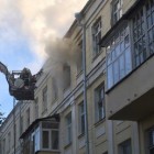 На улице Ленина сгорела квартира, пожар тушили 18 человек