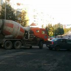 В Пензе на Московской бетономешалка въехала в легковушку