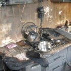 В Пензе полыхающую кухню на Бородина тушили 14 пожарных
