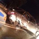 В ночь с 1 на 2 октября на Сурском мосту случилось тройное ДТП с участием такси и маршрутки