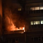 В ночь с 7 на 8 октября полыхающую квартиру на Пацаева тушили 25 пожарных