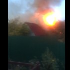 Пензенцы запечатлели на видео пожар на Измайлова 
