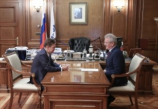 Иван Белозерцев провел встречу с председателем правления ПАО «Газпром»
