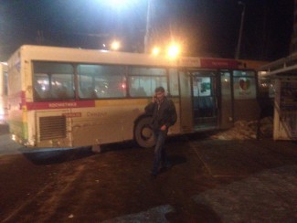 Новость читателя: пензенский автобус въехал в остановку (фото)
