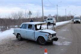 В Сердобске при столкновении мотоцикла и «шестерки» пострадал человек