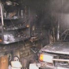 В Пензенском районе сгорел гараж с «Нивой» внутри