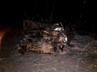 В Пензе «ВАЗ» столкнулся со снегопогрузчиком. Пострадали несколько человек
