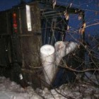 В ДТП на трассе «Саратов — Н.Новгород» перевернулся грузовик и пострадали двое