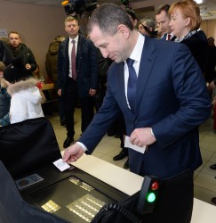 Михаил Бабич принял участие в голосовании на выборах Президента России