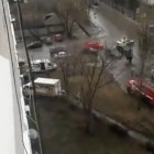 В Кузнецке водитель грузовика на полном ходу «впечатался» в стену многоэтажки 