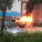 «Языки» пламени «поджарили» автомобиль на ГПЗ-24 в Пензе