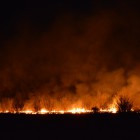 Страшный пожар в Засечном попал на видео 