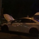 В Пензе водитель Chevrolet заскользил на крыше после «поцелуя» с Subaru 
