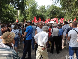 Митинг против пенсионной реформы в Пензе: всё смешалось у Железного Феликса...