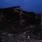 В центре Пензы сгорел дом