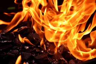Серьезный пожар в Пензенском районе тушили 10 человек