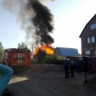 В Пензе в Кривозерье сгорели сразу два частных дома