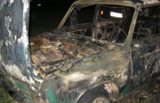 В Пензе в Арбеково испепелило легковой автомобиль 