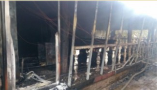 В МЧС прокомментировали жуткий пожар в пензенском ресторане «Очаково»