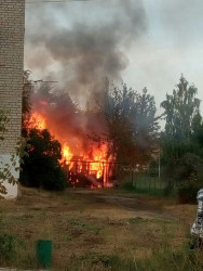 В Терновке произошел серьезный пожар