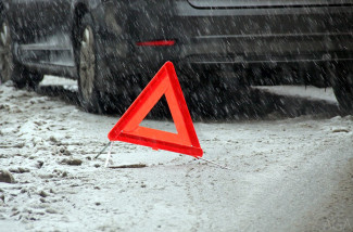 Пензенская ГИБДД предупредила о выпадении снега 