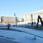 Уже завтра на площади Ленина начнут устанавливать новогоднюю елку