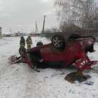 Жесткое ДТП в Пензенской области: Chevrolet Lacetti опрокинулся на крышу