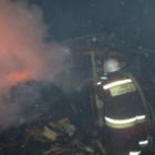 Ночной пожар в Пензе: с огнем боролись девять человек