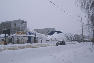 В Пензе обрушилась крыша автомойки - СОЦСЕТИ 
