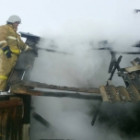 В Пензенской области огонь уничтожил срубовую баню, есть пострадавшая