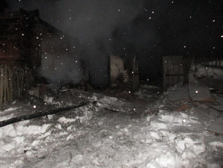 Опубликованы фото с места смертельного пожара в Пензенской области 