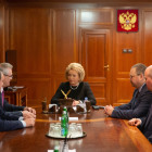 Пензенский губернатор встретился с председателем Совфеда Валентиной Матвиенко