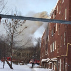 В Пензе горело бывшее общежитие в Заводском районе 